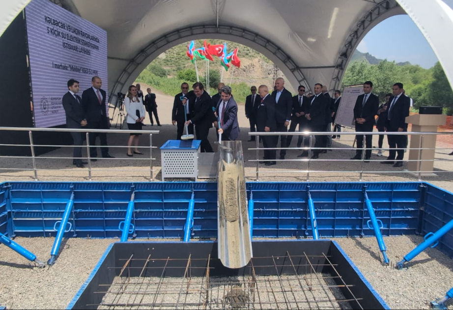 Laçında kiçik su elektrik stansiyasının təməli qoyulub