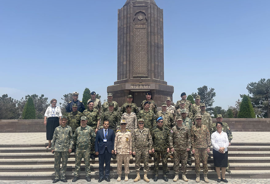 Hərbi attaşelərin "N" hərbi hissəsinə tanışlıq səfəri təşkil olunub