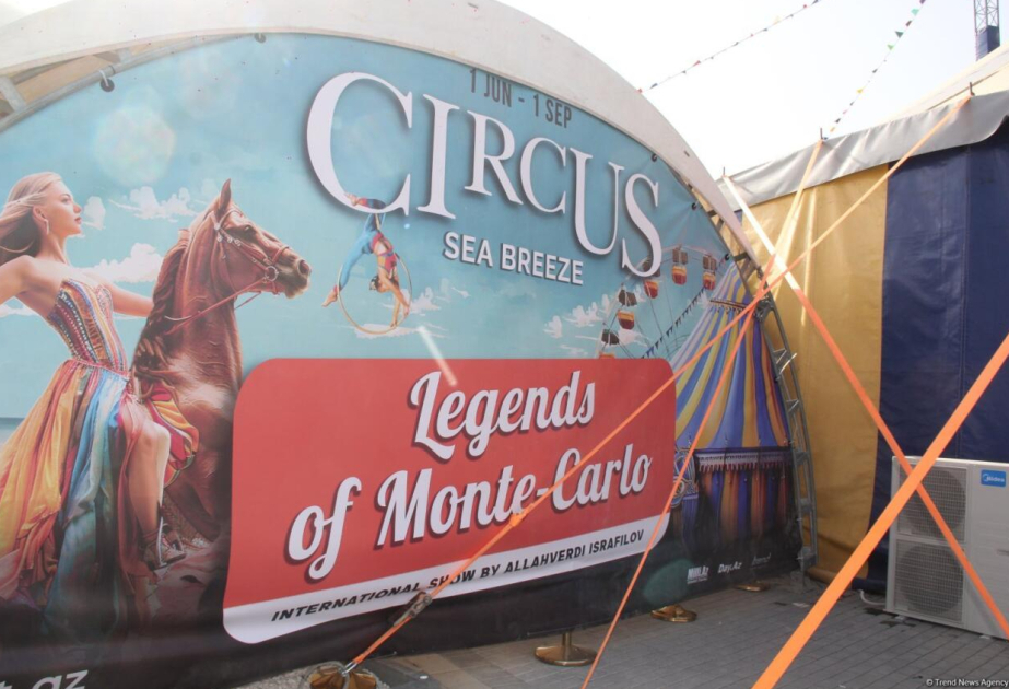 “Circus Sea Breeze” Xəzərin sahilində yay mövsümünü açıq elan edib
