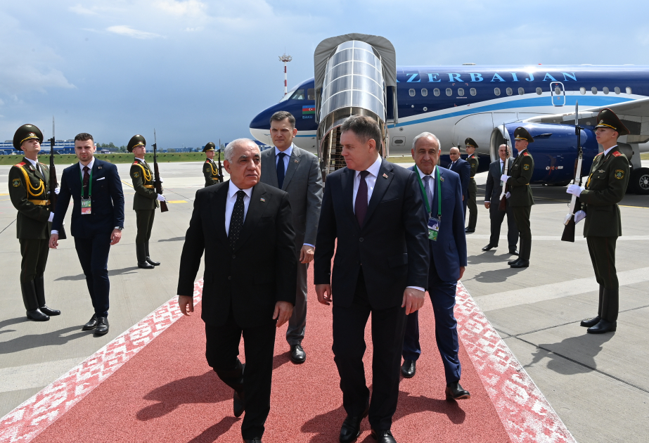 El Primer Ministro de Azerbaiyán efectúa una visita de trabajo a Minsk por invitación de su homólogo bielorruso