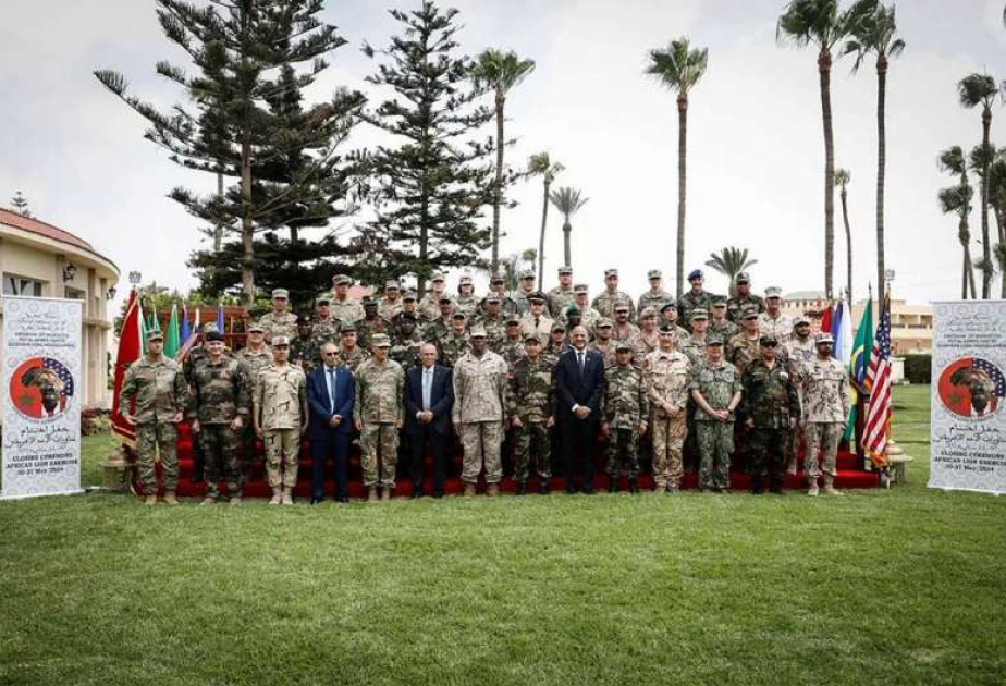 Aserbaidschanischer Armeeangehöriger nehmen an Übung “Afrikanischer Löwe 2024“ teil