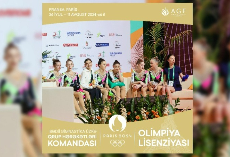 El equipo de gimnasia rítmica de Azerbaiyán obtiene la licencia olímpica en los ejercicios de grupo