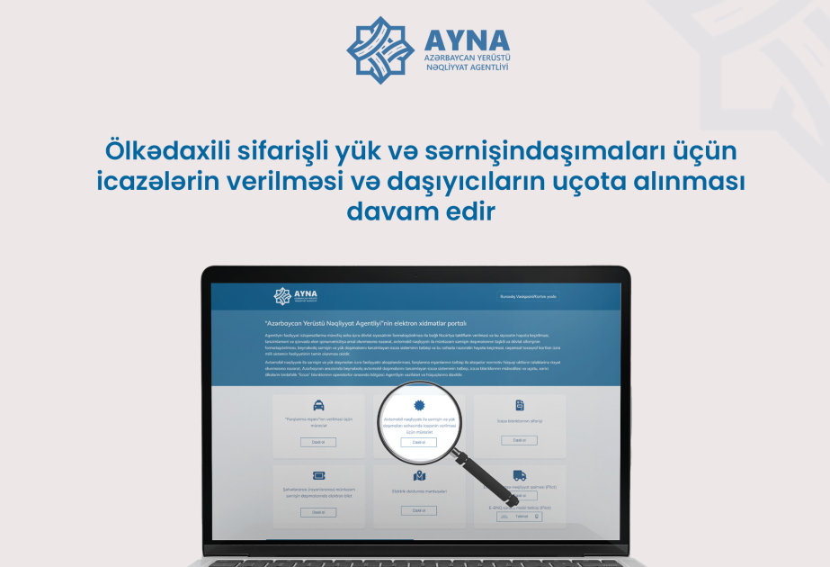 Sərnişin və yükdaşımaları üzrə buraxılış vəsiqəsi üçün edilən müraciətlərin sayı açıqlanıb