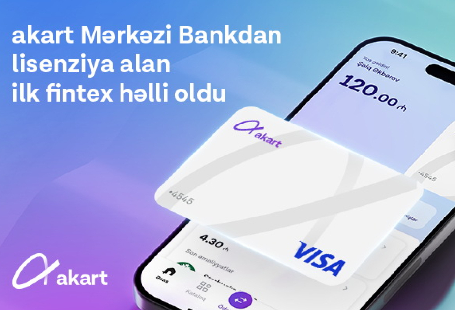 ®  akart стал первым финтех-решением, получившим лицензию Центрального банка Азербайджана
