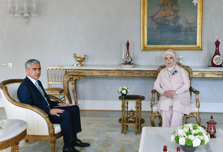 Помощник Президента Азербайджанской Республики Анар Алакбаров встретился с первой леди Турции Эмине Эрдоган
