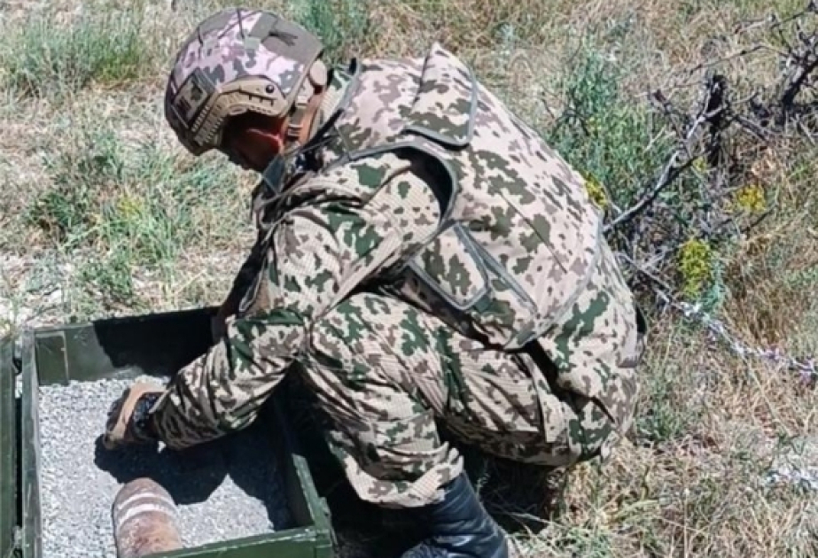 Kəngərli rayonunda partlamamış 2 ədəd mərmi aşkar edilib