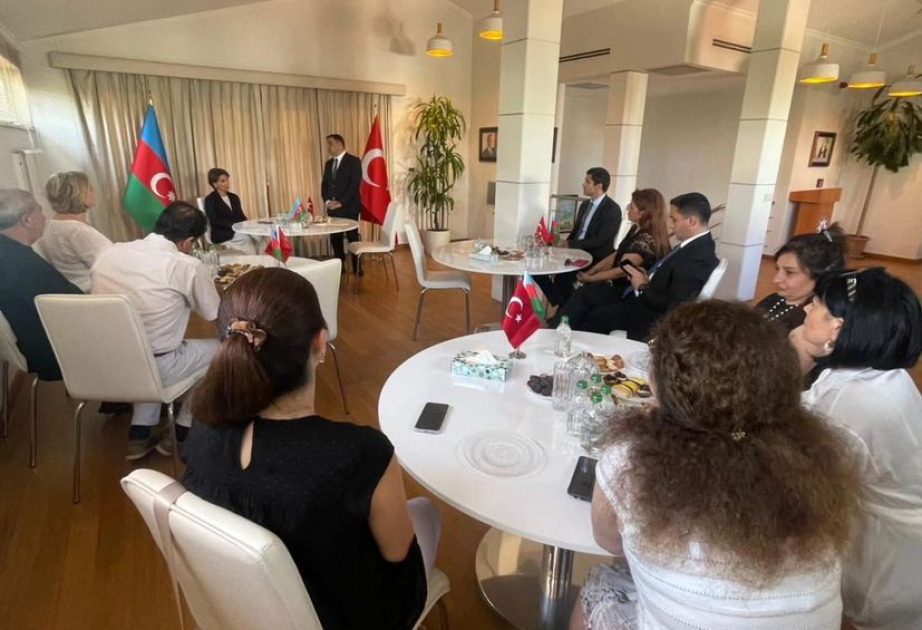 Türkiyədəki Azərbaycan Mədəniyyət Mərkəzinin direktoru İstanbulda yaşayan incəsənət xadimlərimizlə görüşüb