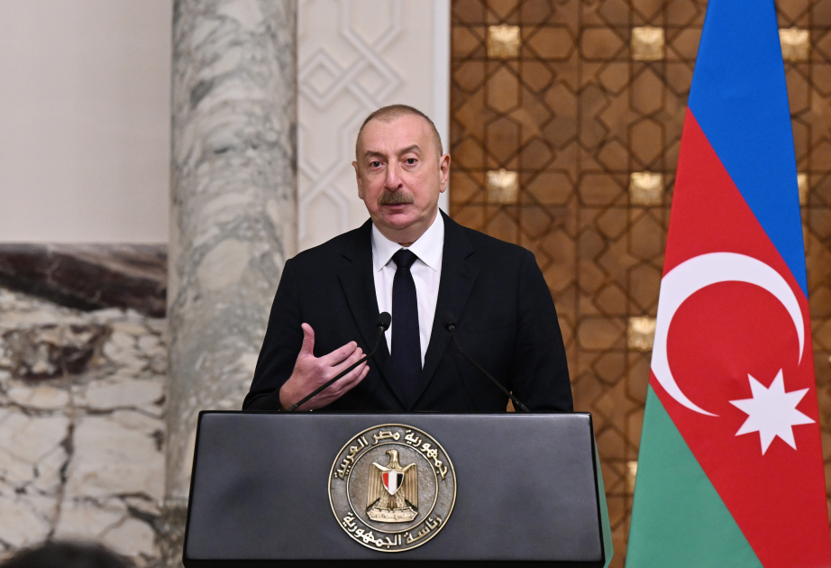 Präsident Ilham Aliyev: Aserbaidschan und Ägypten arbeiten im Rahmen internationaler Organisationen eng zusammen