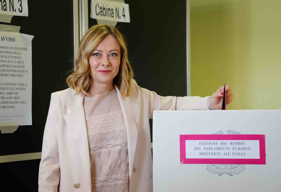 İtaliyada Avropa Parlamentinə seçkilərdə Ciorcia Meloninin partiyası birinci olub
