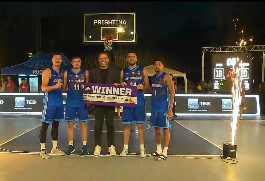 Aserbaidschanische Basketballnationalmannschaft qualifiziert sich bei Kosovo-Qualifikation für FIBA 3x3 Europe Cup