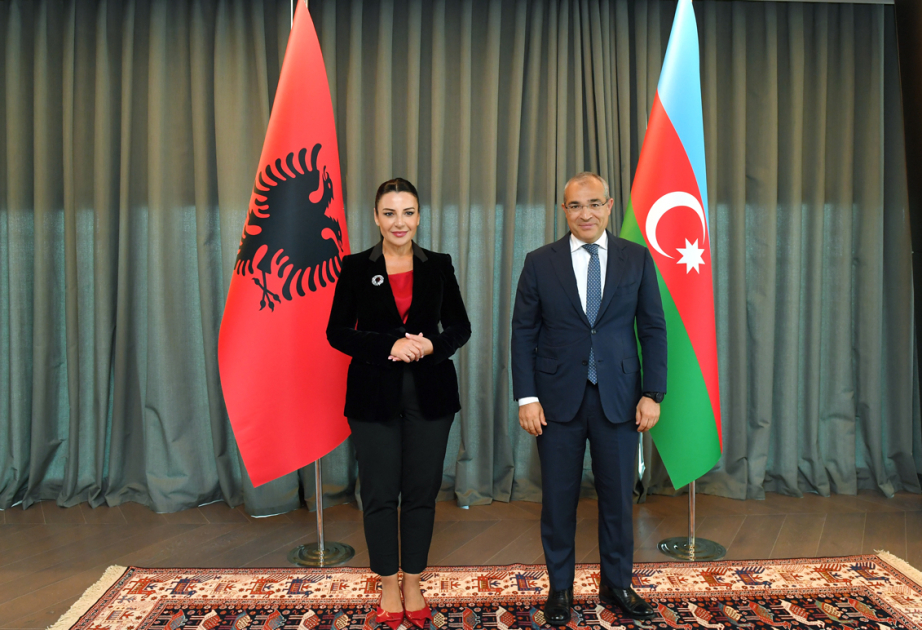 وزير الاقتصاد يلتقي بوزيرة البنية التحتية والطاقة الألبانية