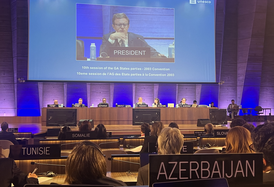 UNESCO-nun sessiyasında Azərbaycanın bəyanatı səsləndirilib