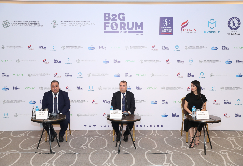 “Daşınmaz Əmlakın Elektron Reyestri və Kadastrı” mövzusunda sahibkarlarla görüş keçirilib