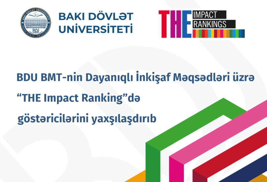 Бакинский госуниверситет улучшил показатели по Целям устойчивого развития ООН