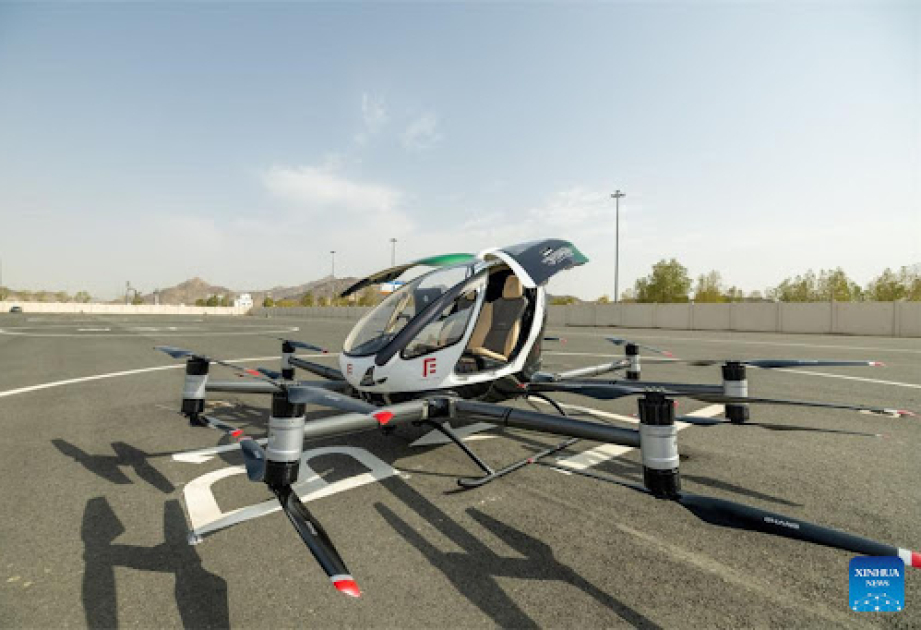 Empresas saudíes y chinas realizan prueba de taxi aéreo no tripulado