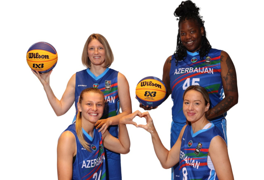 Azerbaijan 3x3 basketball team ready for action in FIBA Women’s Series Clermont-Ferrand Stop 2024