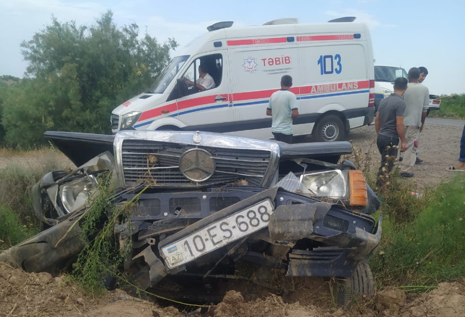 İmişlidə yol qəzasında 3 nəfər xəsarət alıb