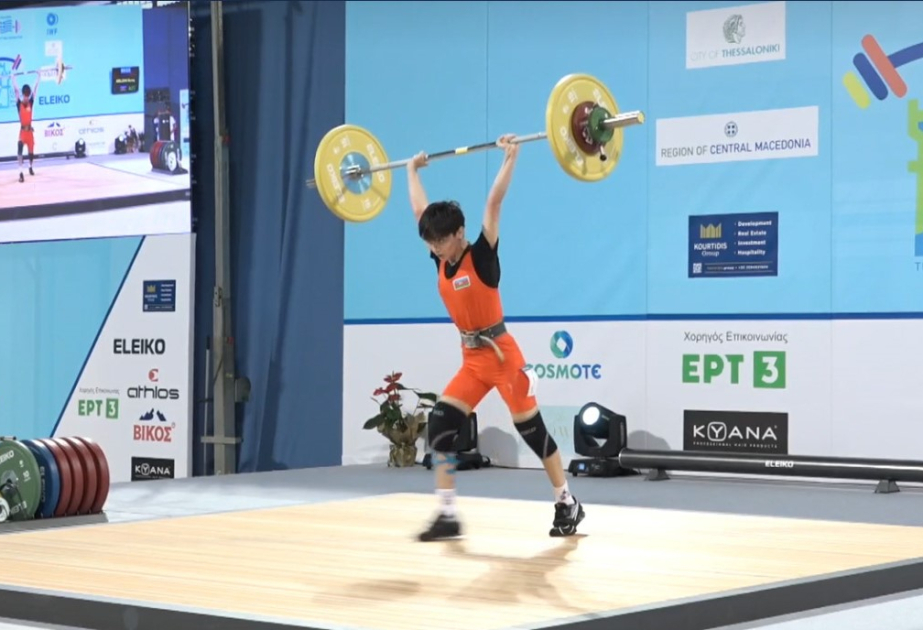 Azərbaycan ağırlıqqaldıranı Avropa birinciliyində gümüş medal qazanıb