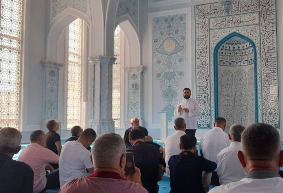 Праздничный намаз совершен в Зангилане