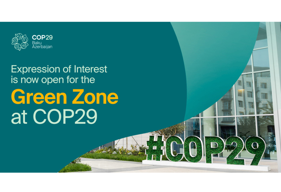 COP29 Green Zone Expression of Interest portal is now open for exhibitors and partners