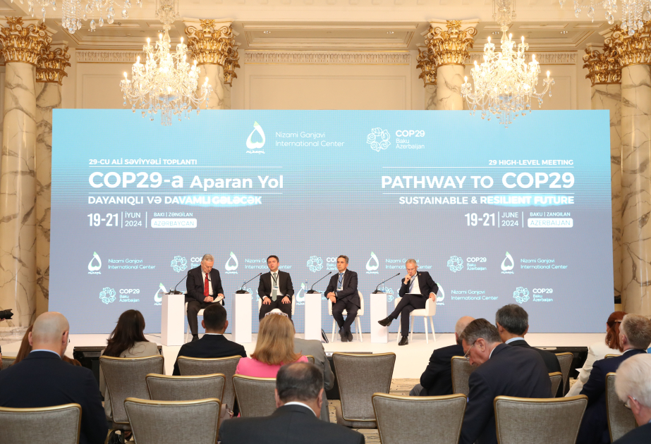 “COP29-a Aparan Yol: Dayanıqlı və Davamlı Gələcək” mövzusunda Yüksək Səviyyəli Toplantı işini panel iclaslarla davam etdirir