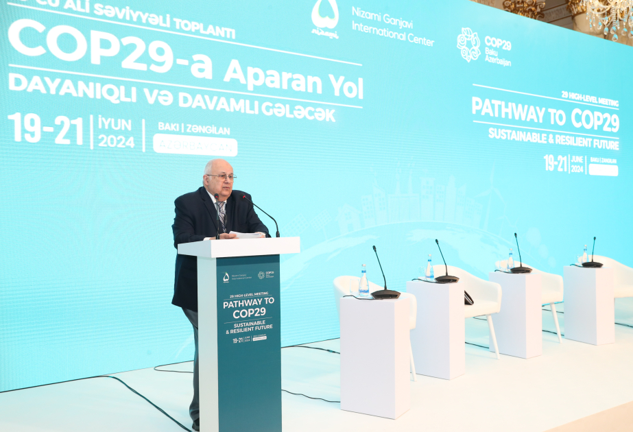 Ismail Serageldin: "Nos alegramos de que la COP29 se celebre en Azerbaiyán"