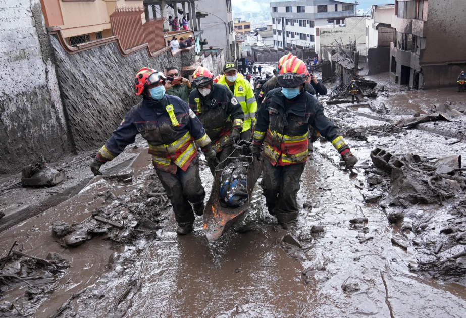 Ekvadorda kəskin hava şəraiti 126 nəfəri evsiz qoyub