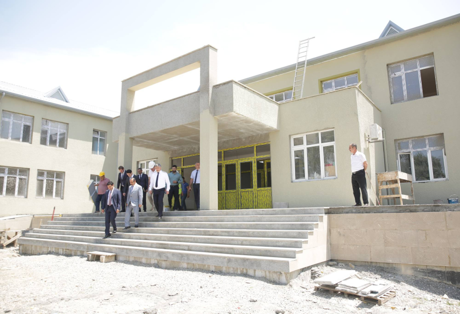 Xaçmazın Palçıqoba kəndində yeni məktəb binası inşa olunub