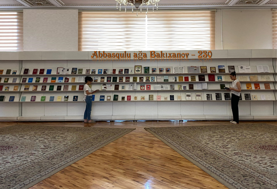 Milli Kitabxanada “Abbasqulu ağa Bakıxanov–230” adlı kitab sərgisi açılıb