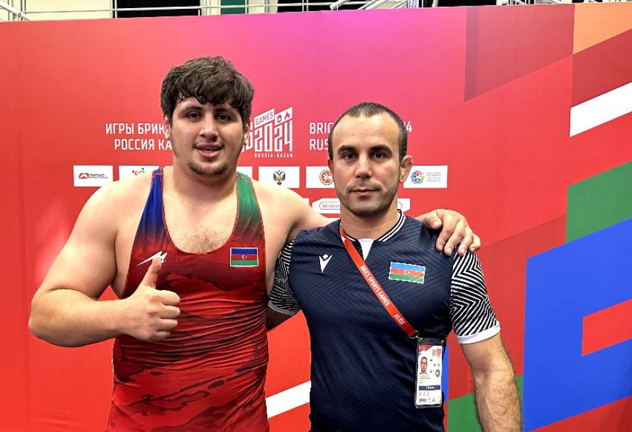 Los luchadores grecorromanos de Azerbaiyán ganan tres medallas en los Juegos Deportivos BRICS 2024