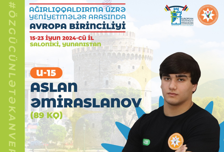 Un halterófilo azerbaiyano gana tres medallas de oro en el Campeonato de Europa