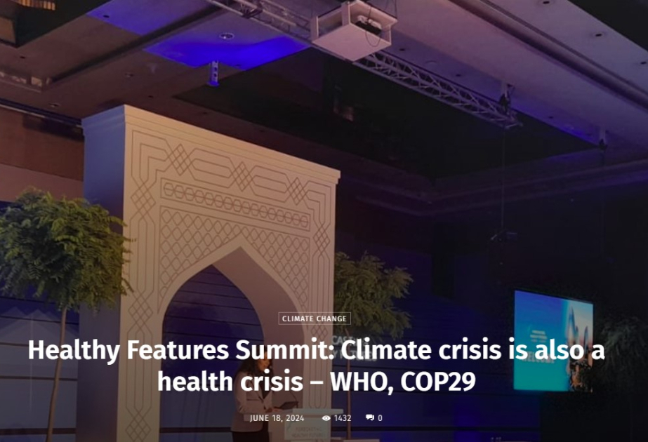 Иностранные медиа рассказали о Глобальном саммите «Прогнозирование здорового будущего» в Баку