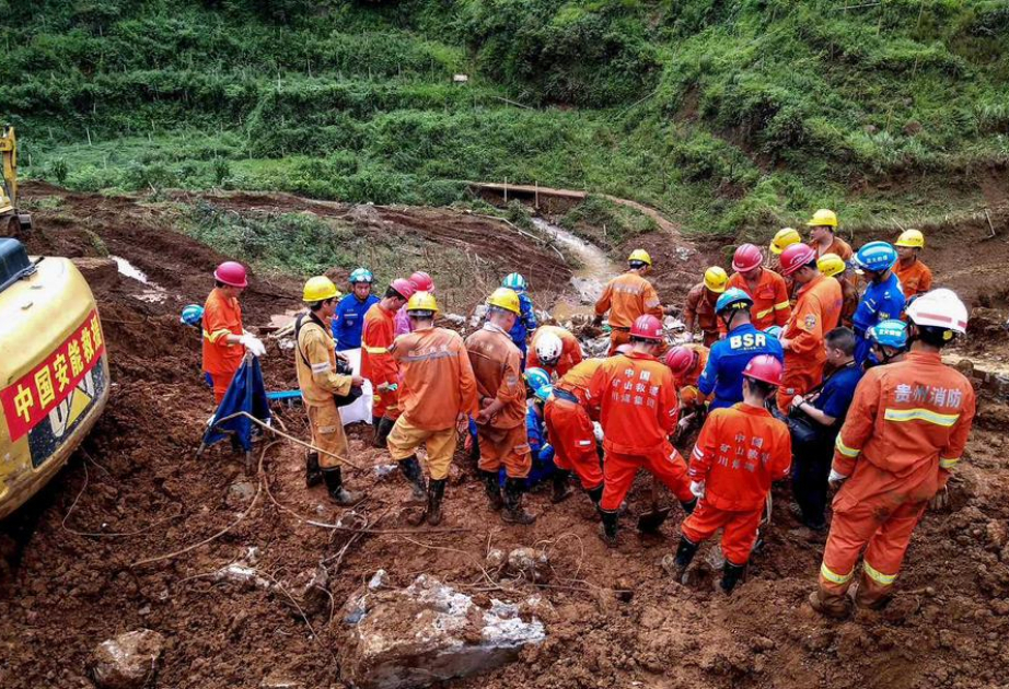 8 missing after landslide hits houses in central China