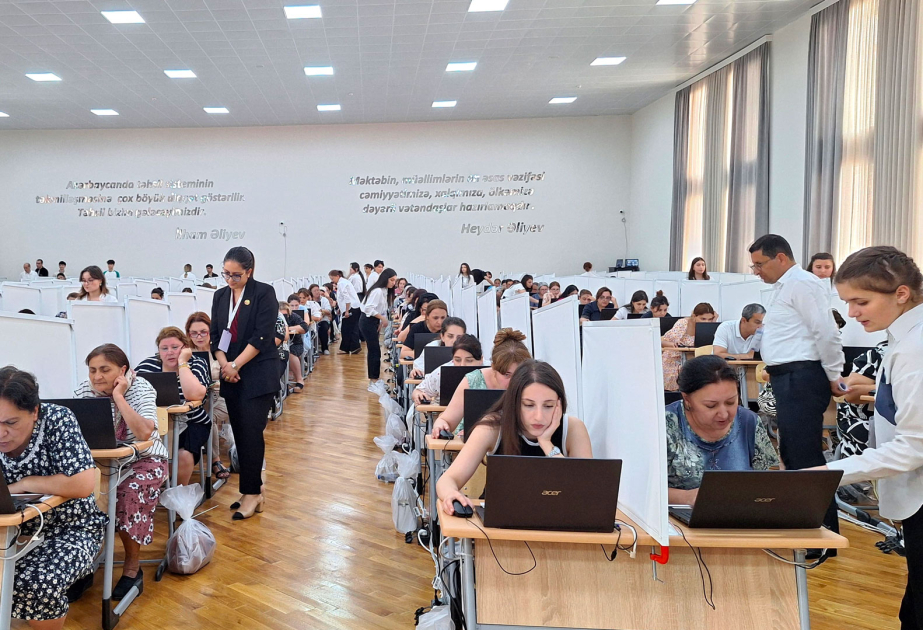 Paytaxt üzrə sertifikatlaşdırmaya 1873 müəllim dəvət olunub