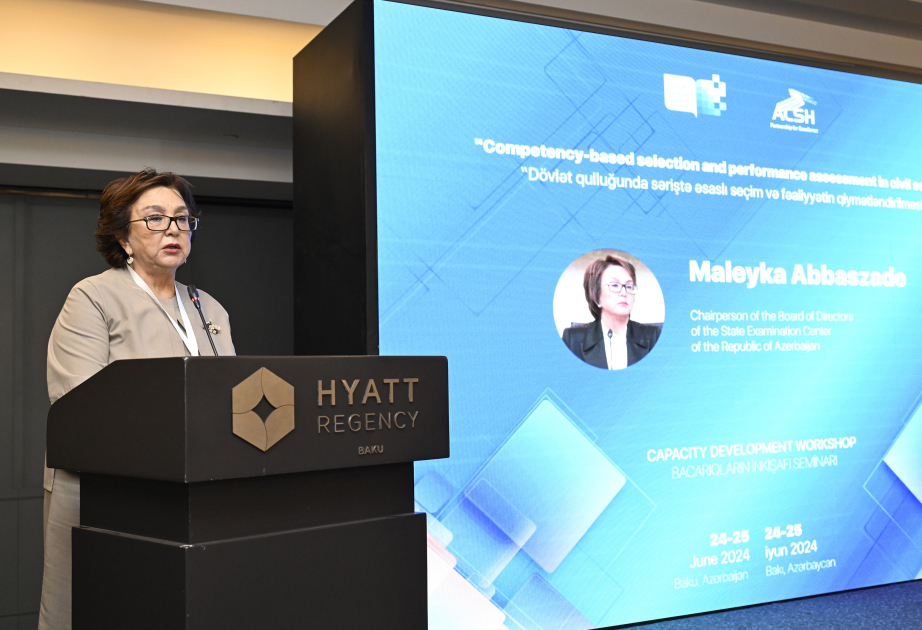 Dövlət qulluğunda səriştə əsaslı seçim və fəaliyyətin qiymətləndirilməsi - beynəlxalq seminar