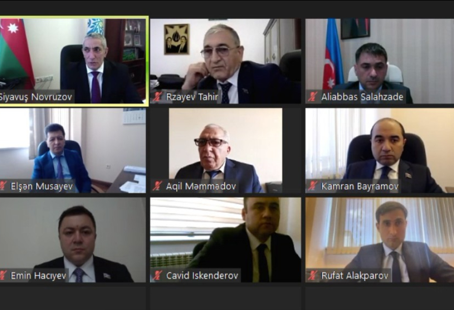 Milli Məclisdə bələdiyyələrin statusu və onların fəaliyyətinə inzibati nəzarət haqqında qanunlarda dəyişikliklər müzakirə olunub