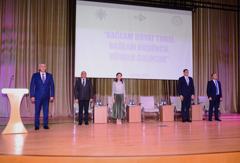 “Sağlam həyat tərzi, sağlam düşüncə, uğurlu gələcək” mövzusunda tədbir keçirilib