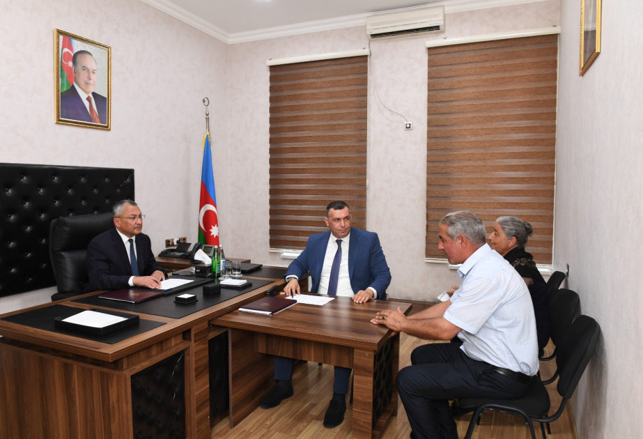 Keçmiş məcburi köçkünlərin müraciətləri dinlənilib