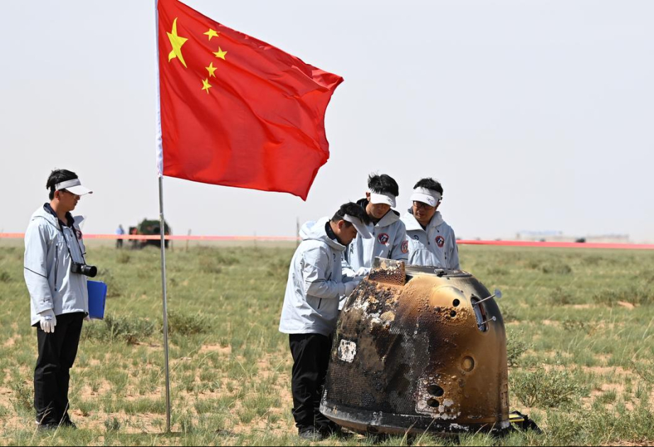 Raumfahrt: Chinas Raumkapsel mit Mondgestein zurück auf der Erde