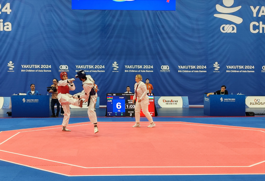 Aserbaidschanischer Taekwondo-Kämpfer holt Gold bei 8. Internationalen Sportspielen Kinder Asiens