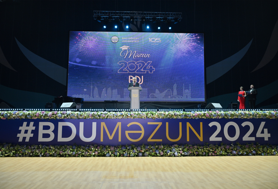 Milli Gimnastika Arenasında BDU-nun Məzun günü keçirilib