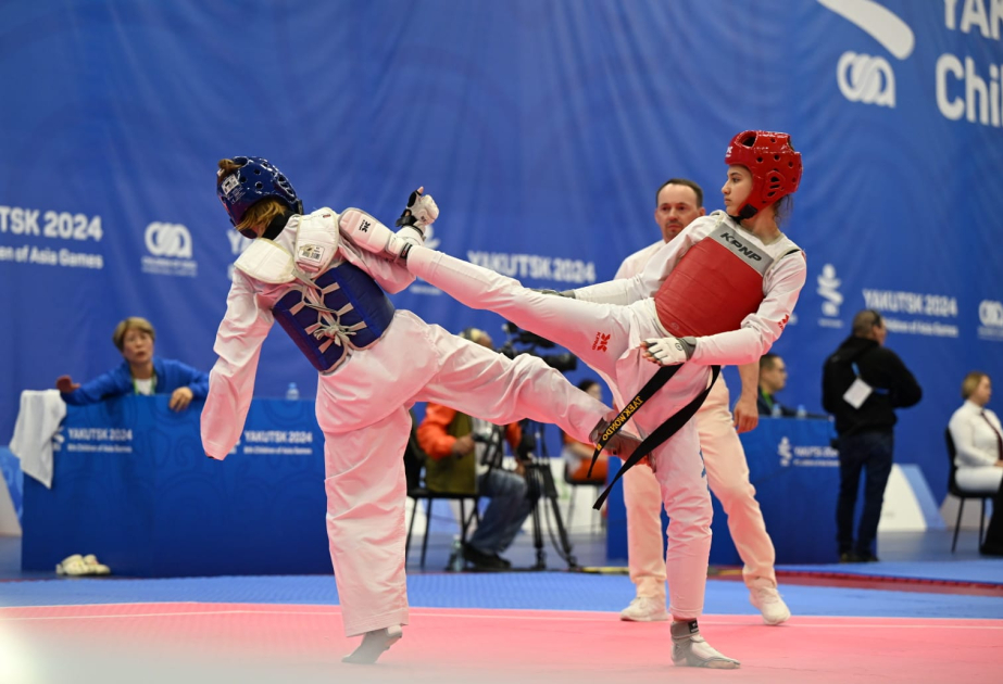 Azerbaijani taekwondo fighters shine at 8th Children of Asia International Sports Games