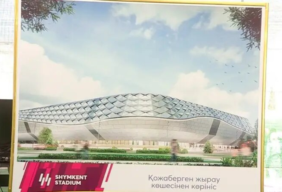 Qazaxıstanda ən böyük stadionun tikintisinə başlanılıb