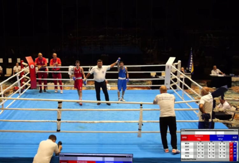Another Azerbaijani boxer reaches final of European Championships in Sarajevo