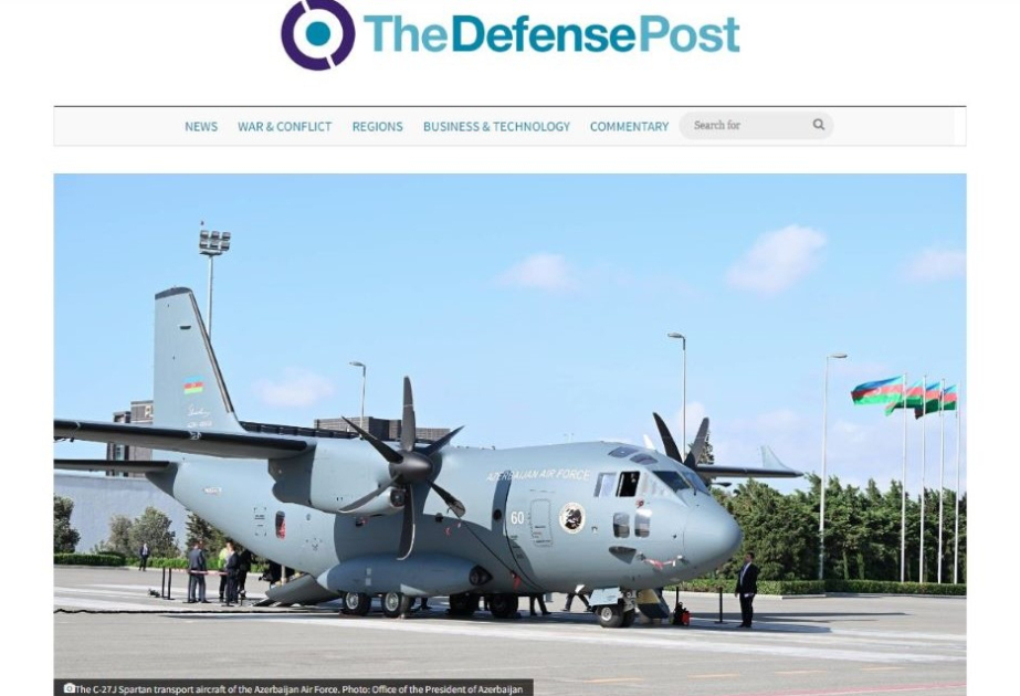 “The Defense Post”: Azərbaycan “C-27J Spartan” hərbi-nəqliyyat təyyarəsi alıb