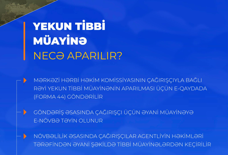 Həqiqi hərbi xidmətə çağırılanlarla bağlı bəzi kateqoriyalar üzrə yekun tibbi müayinə necə aparılır?