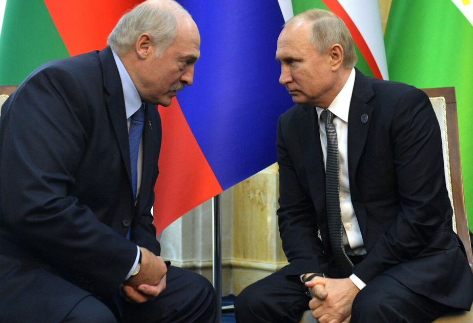 Entretien entre les président russe et biélorusse à Astana