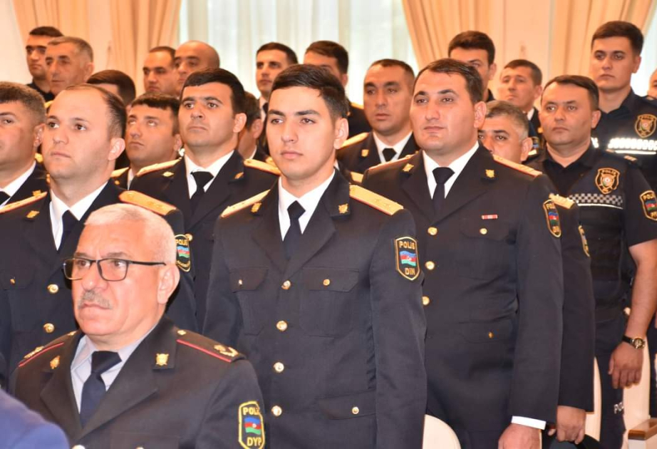 İmişlidə bir qrup polis əməkdaşı təltif olunub