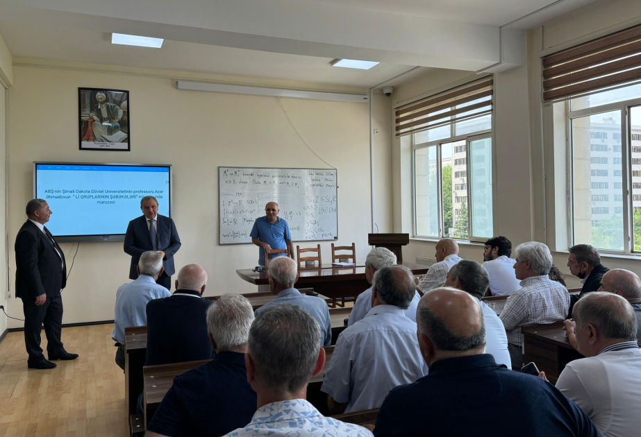 ABŞ-ın Şimali Dokota Universitetinin professoru BDU-da elmi seminar keçirib