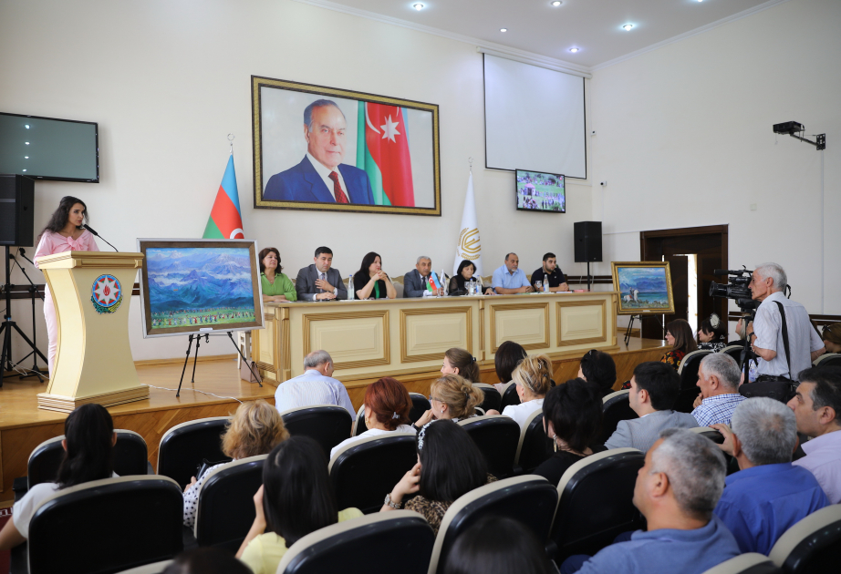 Gəncə Dövlət Universitetində tədbir: Qərbi Azərbaycana qayıdış